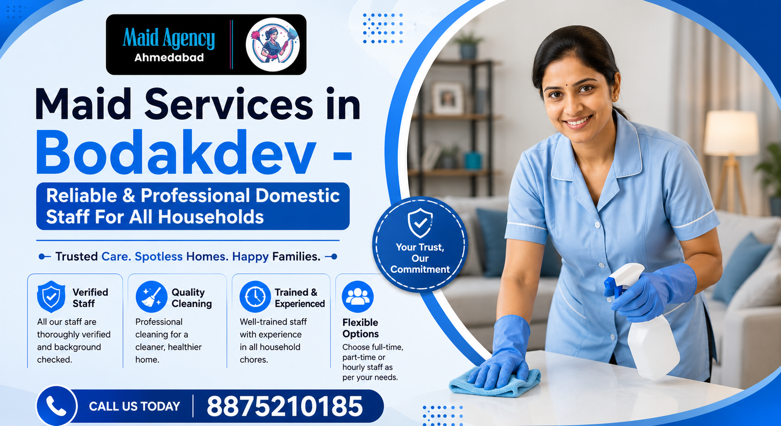 Maid Services in Bodakdev – Reliable & Professional Domestic Staff For All Households