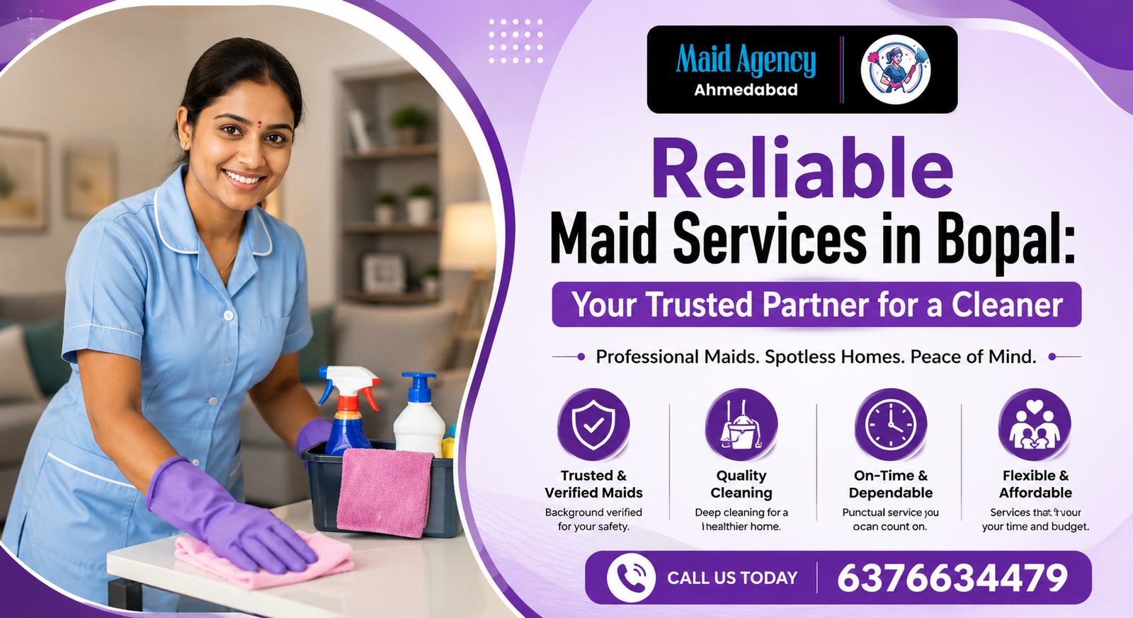 You are currently viewing Reliable Maid Services in Bopal: Your Trusted Partner for a Cleaner