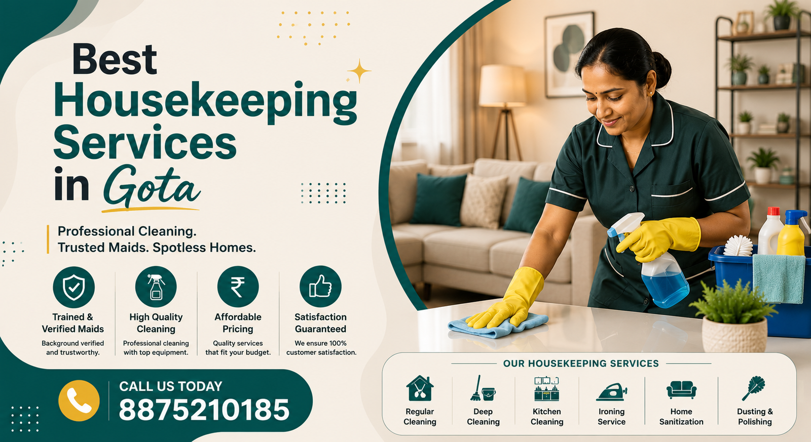 Housekeeping Services in Gota – Expert Cleaning for Home & Office 