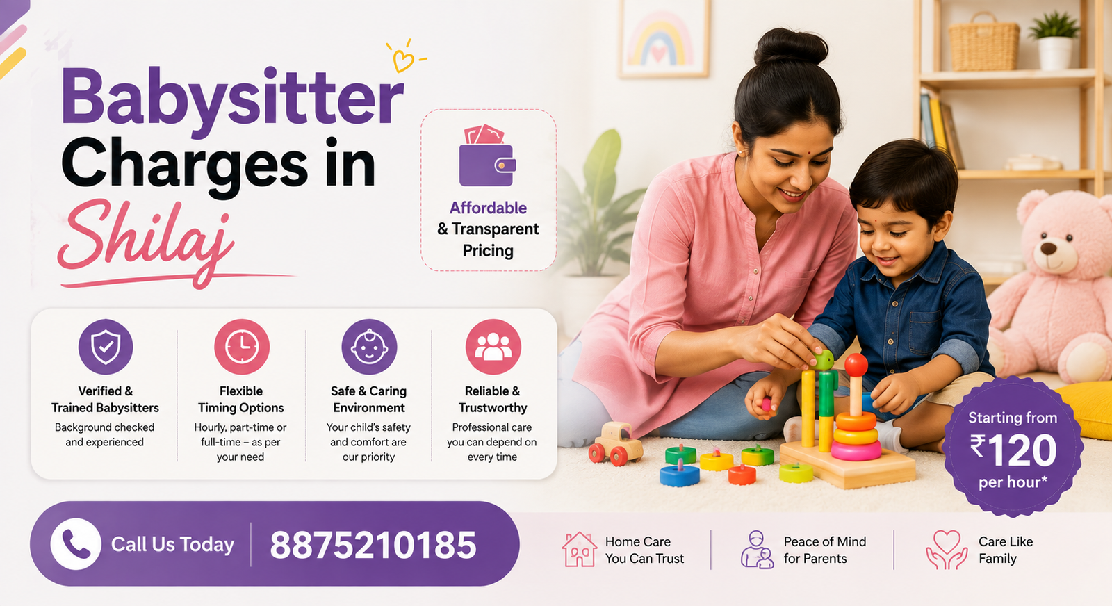 You are currently viewing Babysitter Charges in Shilaj: Cost, Services & Hiring Guide