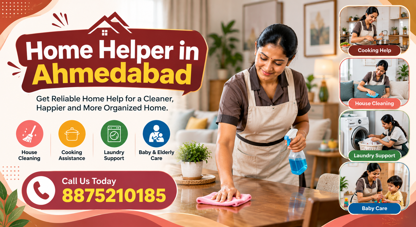 You are currently viewing Home Helper in Ahmedabad: A Complete Guide to Hiring Reliable Help